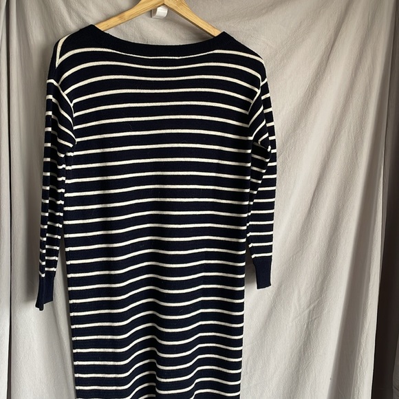 BNWT J.Crew Stripe Merino Wool Dress - Picture 5 of 6